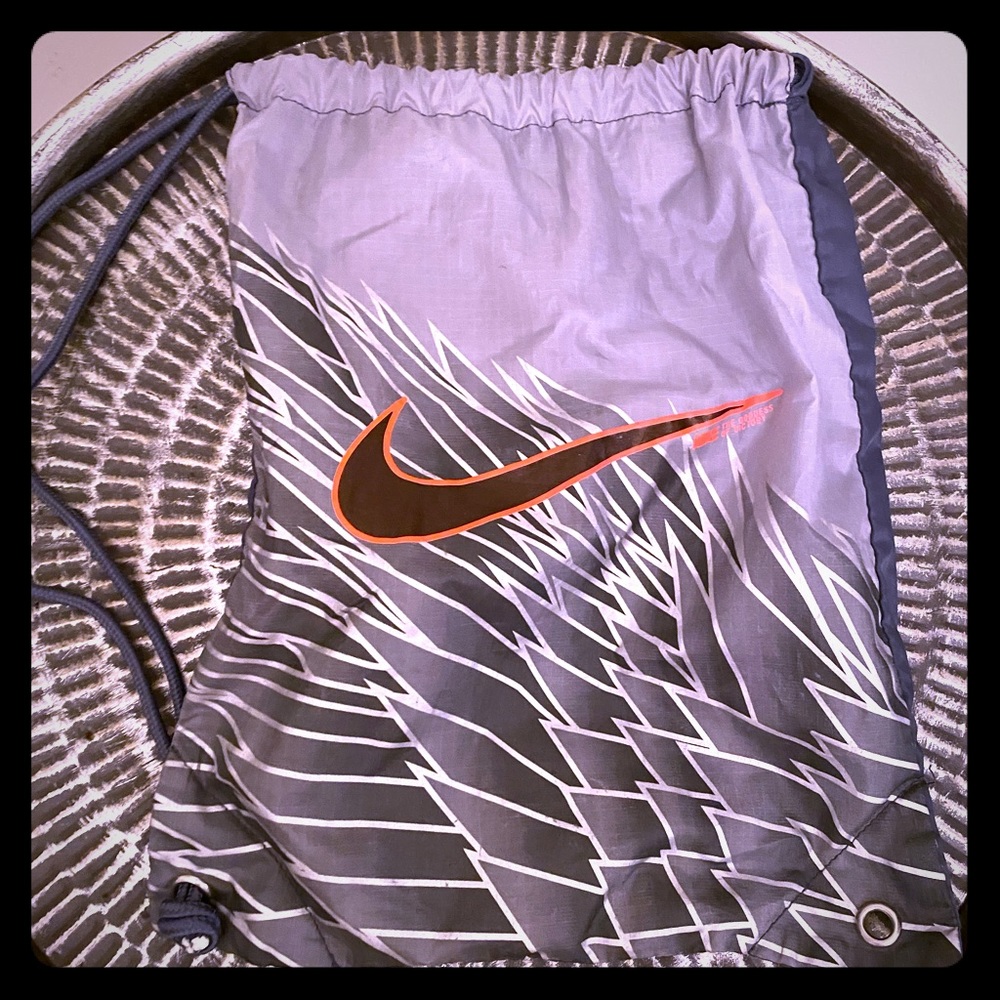 Nike Black and Grey Sport Bag